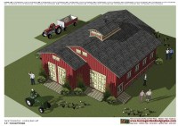 CS100 - Combo Chicken Coop + Garden Shed Plans Construction_002